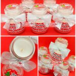 🎄Vela em frasco de vidro🎄