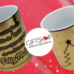 🎄Caneca Dourada Metalizada "Natal"🎄