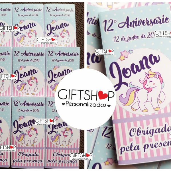 Tablete Chocolate "Unicórnio"