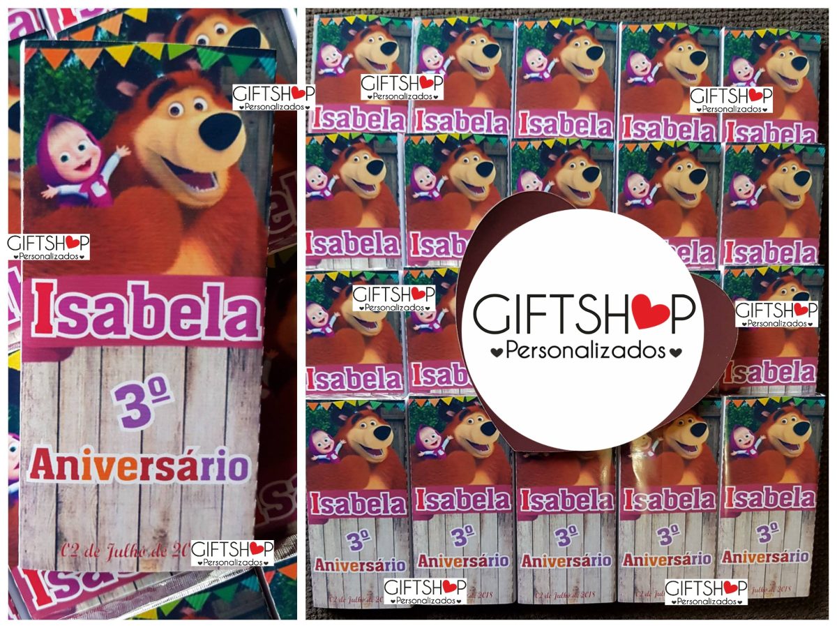 Tablete Chocolate "Masha e o Urso" - Image 1