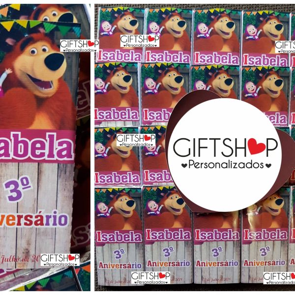 Tablete Chocolate "Masha e o Urso"