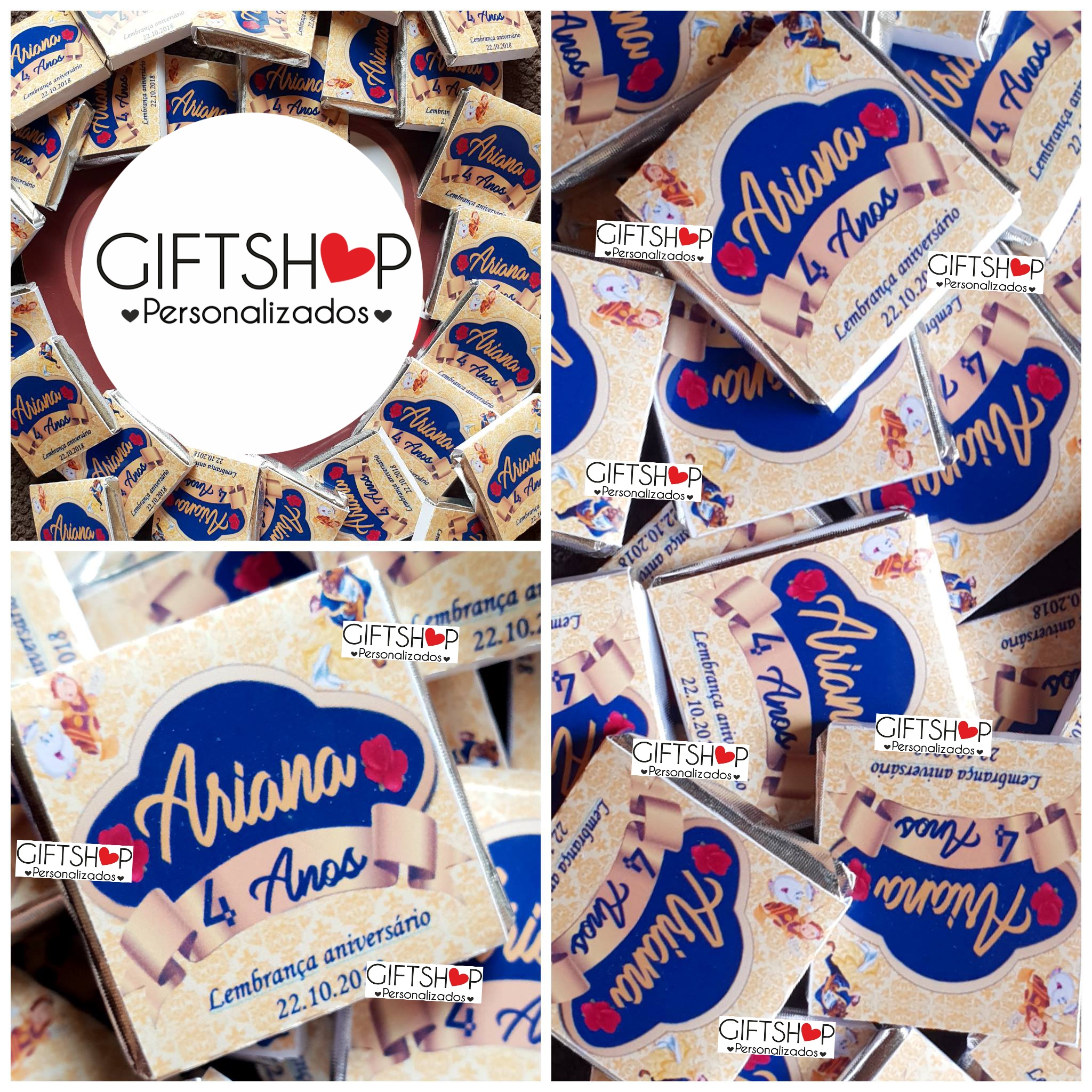 Chocolatinhos "Bela e o Monstro" - Image 1