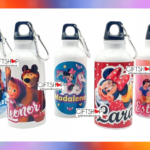 Garrafa "Frozen / Masha e o Urso / Minnie / Princesas"