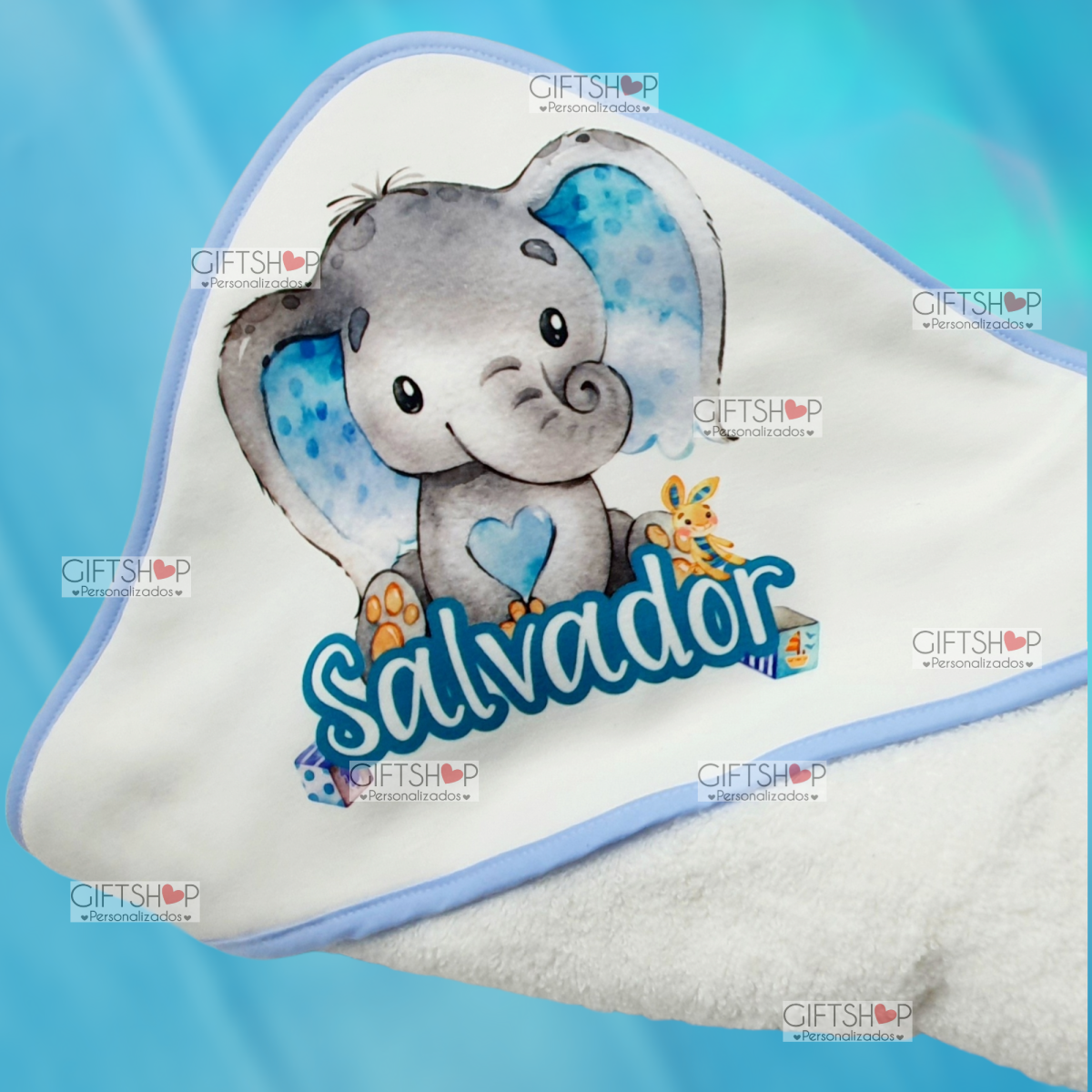Toalha de Bebé "Elefante" - Image 1