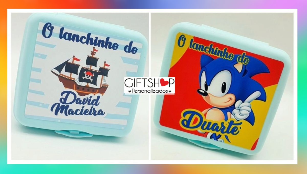 Lancheira Escolar "Pirata / Sonic" - Image 1
