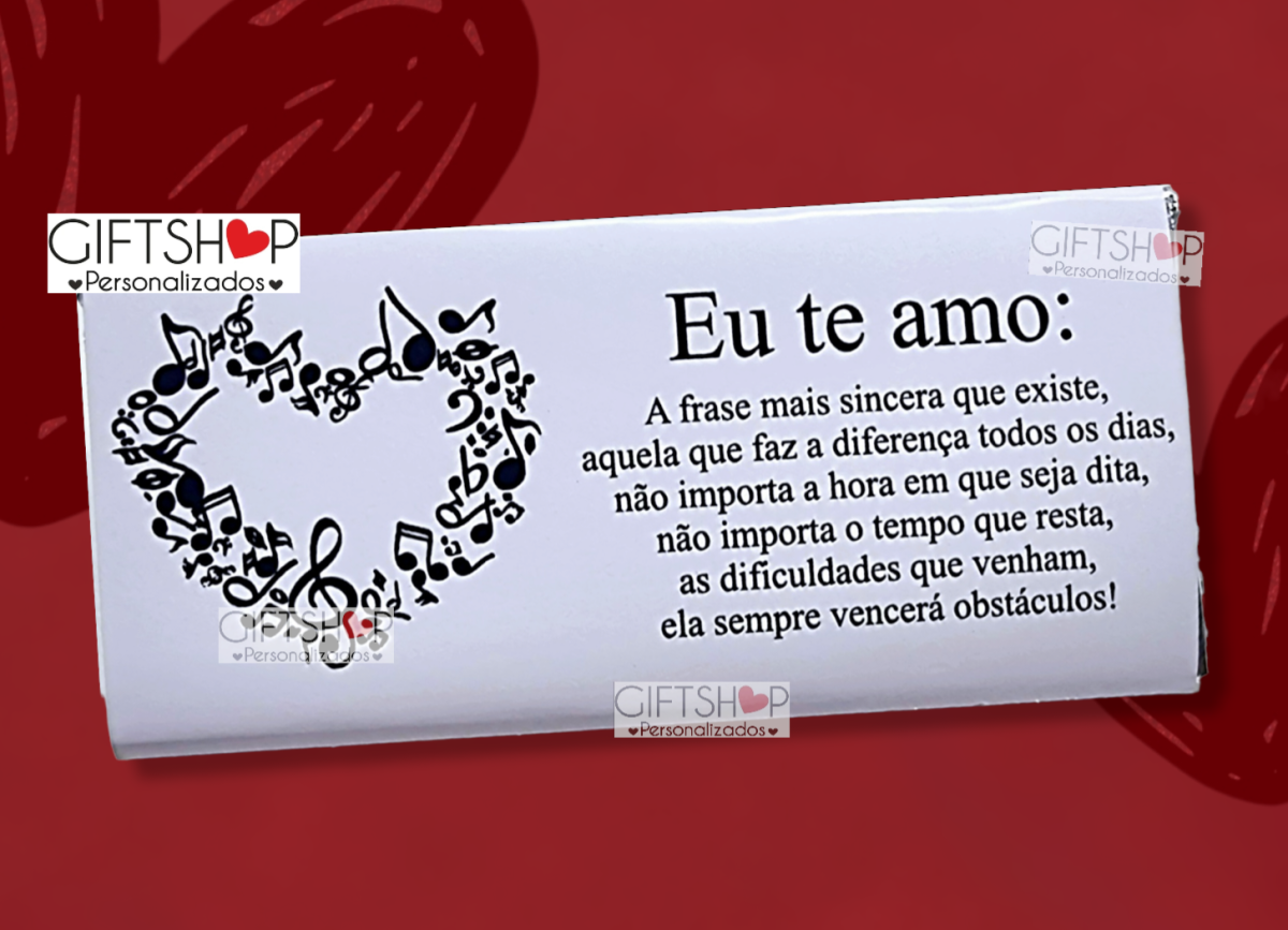 Tablete Chocolate "Eu Te Amo" - Image 1