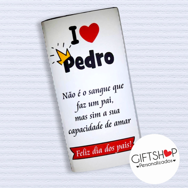 Tablete Chocolate "Dia Do Pai"