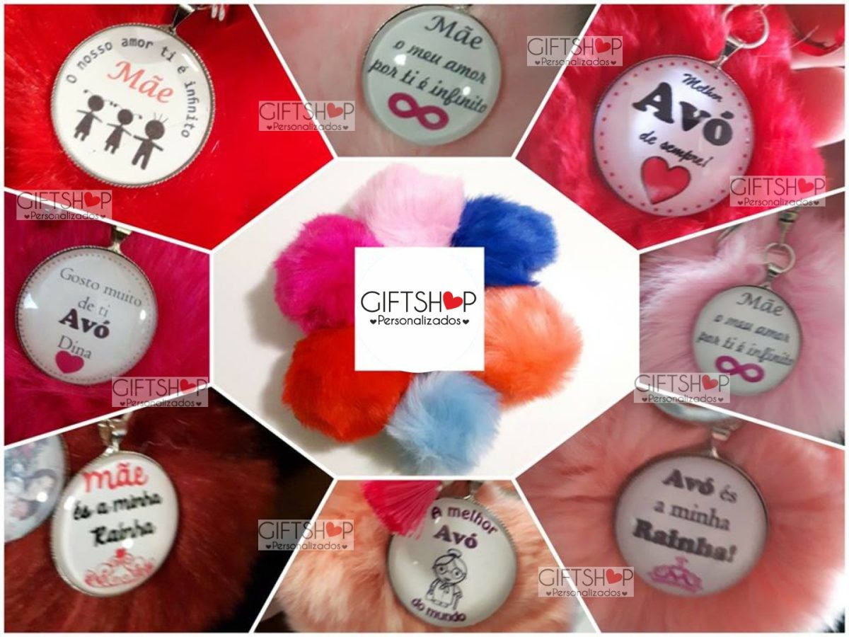Porta Chaves PomPom "Dia Da Mãe" - Image 1