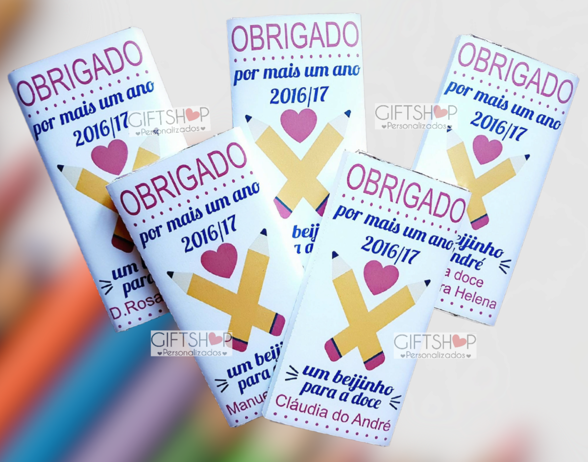 Tablete Chocolate "Professora/Educadora/Auxiliar" - Image 1
