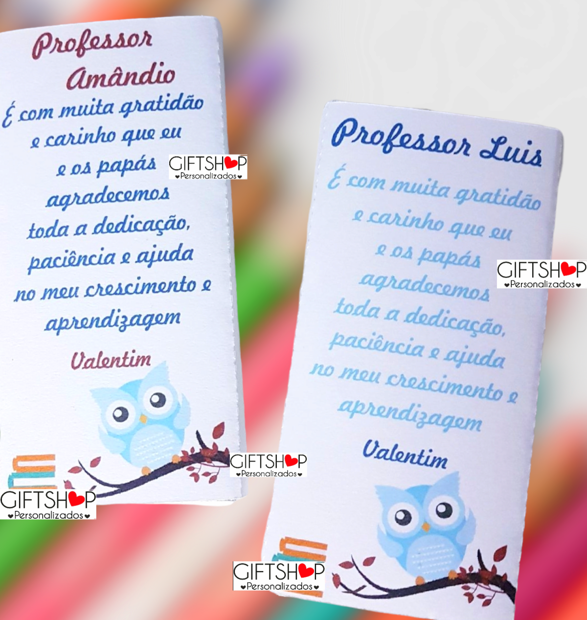 Tablete Chocolate "Professora/Educadora/Auxiliar" - Image 1