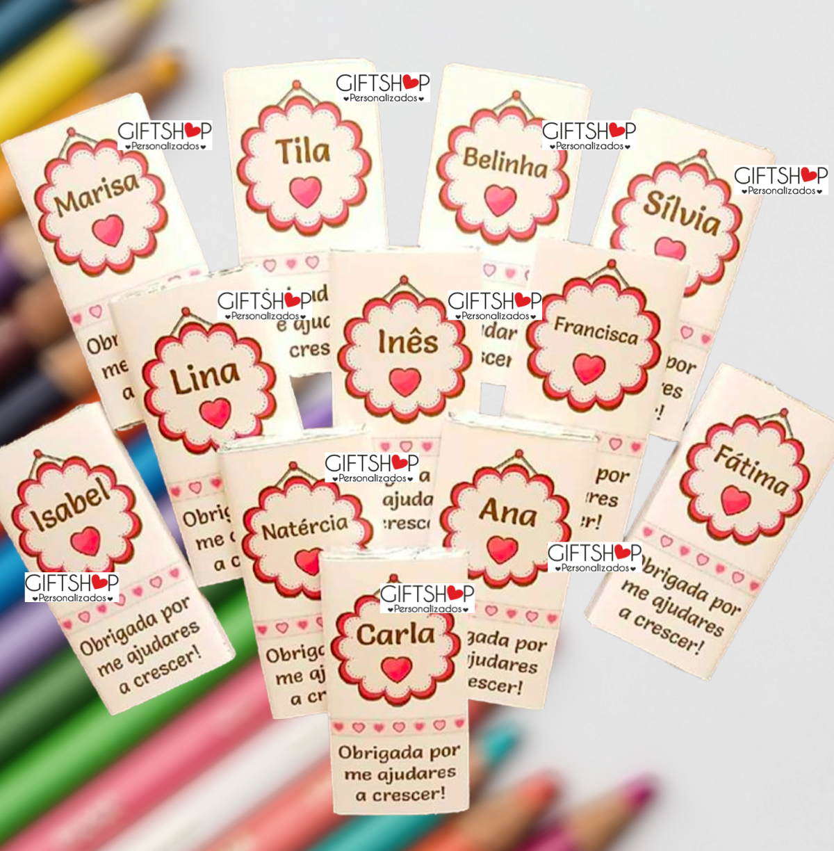Tablete Chocolate "Professora/Educadora/Auxiliar" - Image 1