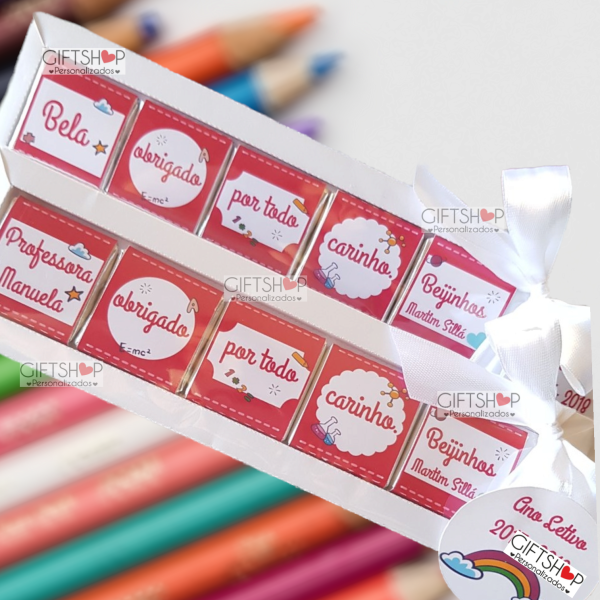 Chocolatinhos "Professora/Educadora/Auxiliar"