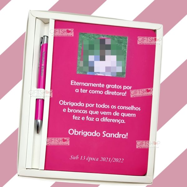 Bloco de Notas A5 C/ Caneta