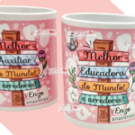 Caneca "Professora/Educadora/Auxiliar"