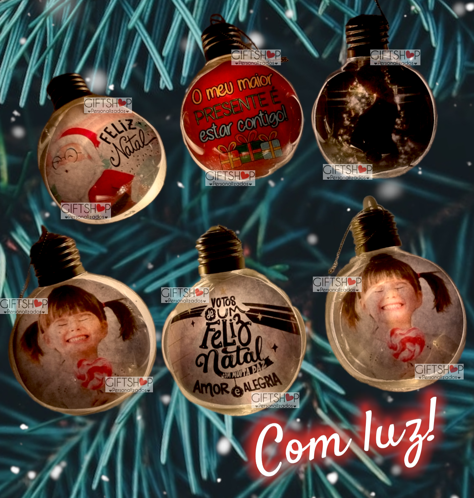 🎄Bolas de Natal C/ Luz🎄 - Image 1
