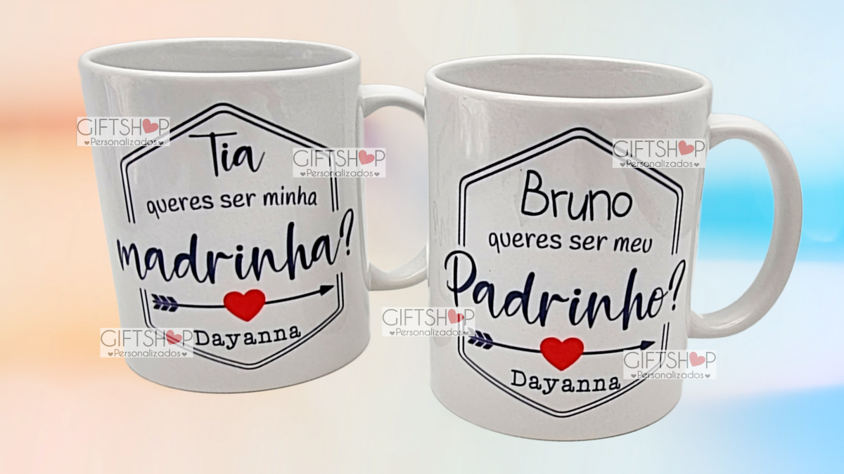 Caneca "Padrinhos" - Image 1