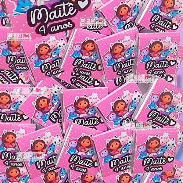 Chocolatinhos "Gabby Casa De Bonecas"