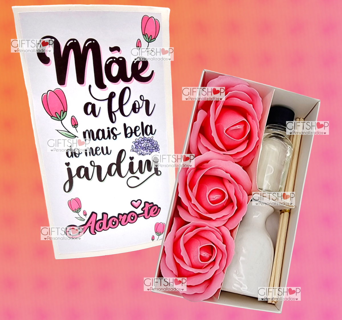Mini-Box "A Flor Mais Linda" Especial Dia Da Mãe - Image 1