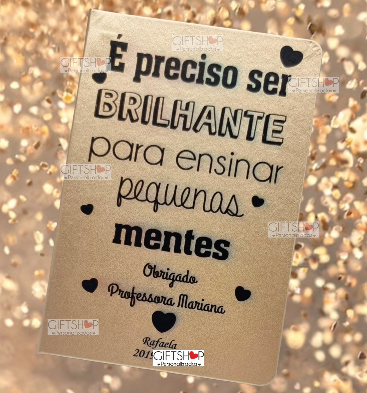 Bloco de Notas Metalizado A5 - Image 1