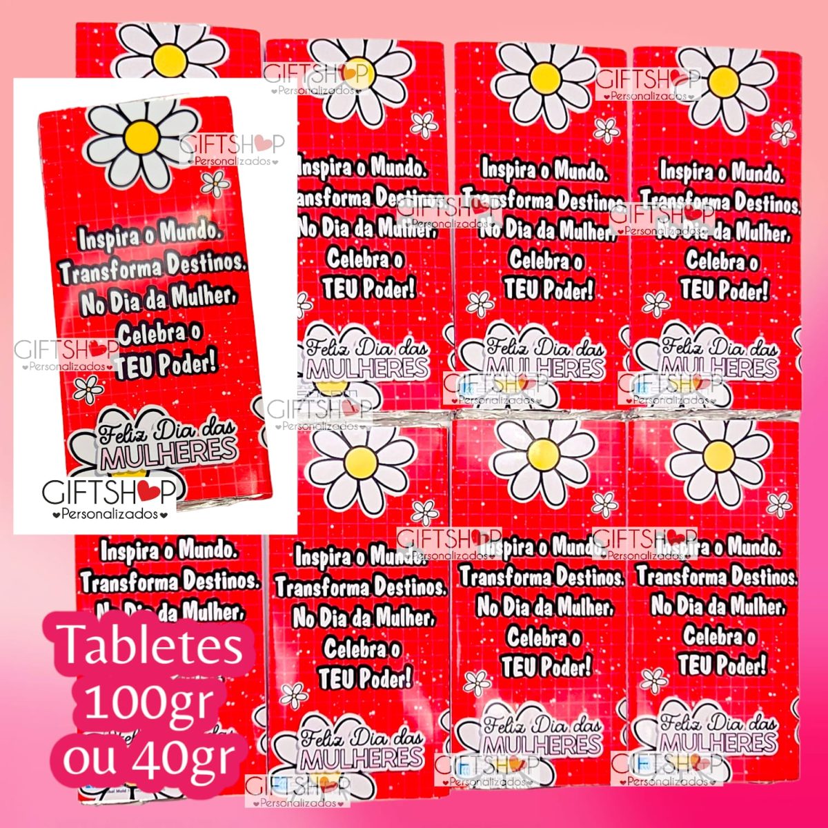 Tablete Chocolate "Dia Da Mulher" - Image 1