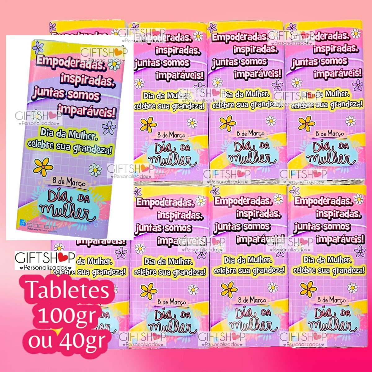 Tablete Chocolate "Dia Da Mulher" - Image 1