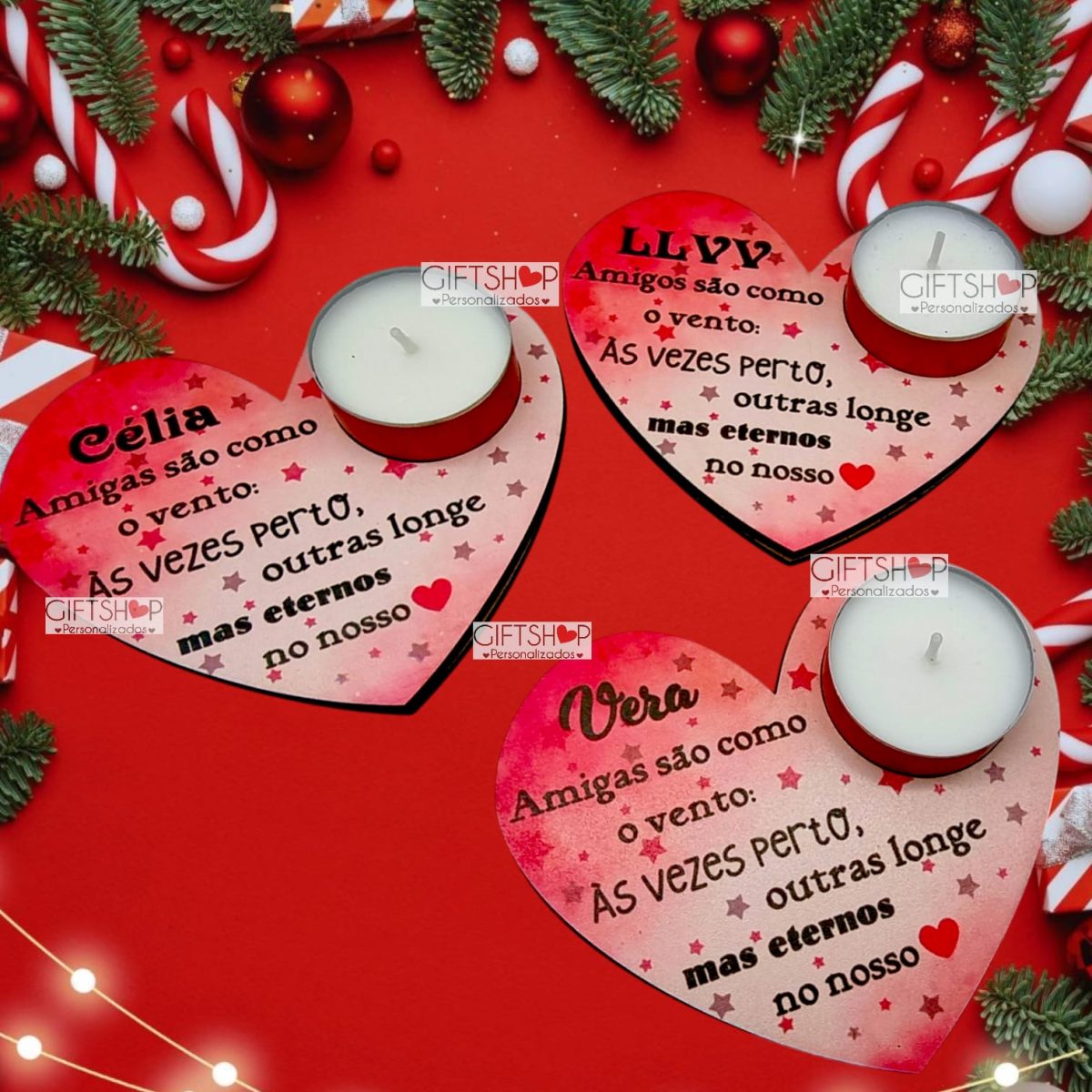Bases Coração "Natal" - Image 1