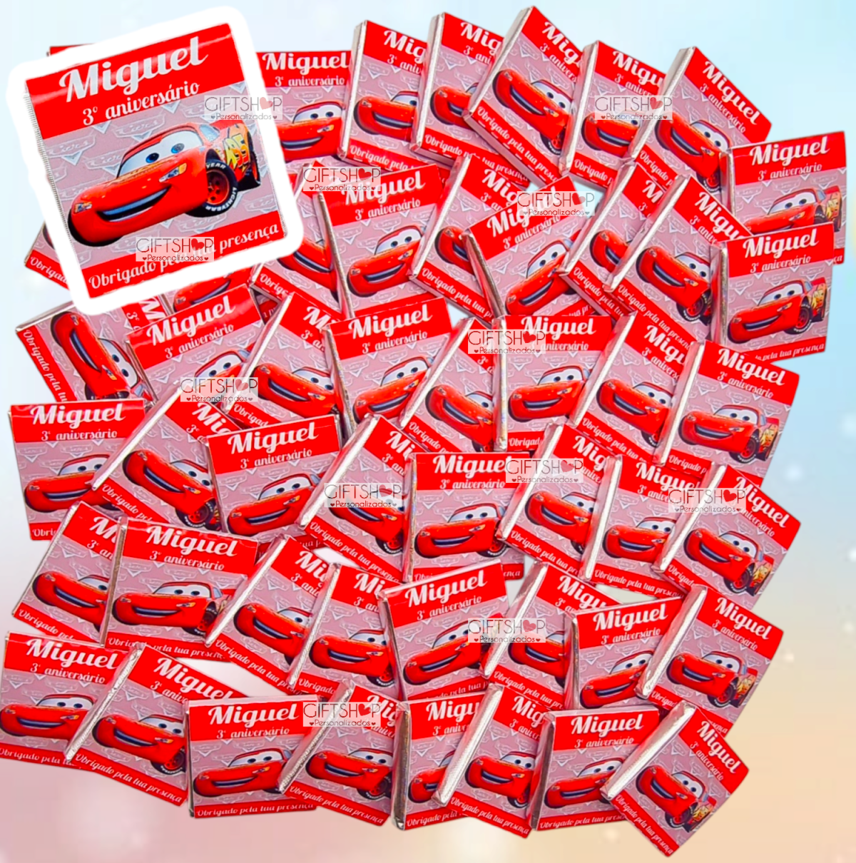 Chocolatinhos "Mcqueen" - Image 1