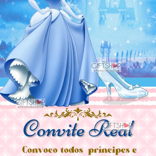 Convite "Cinderela"