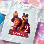 T-shirt "Masha e o Urso"